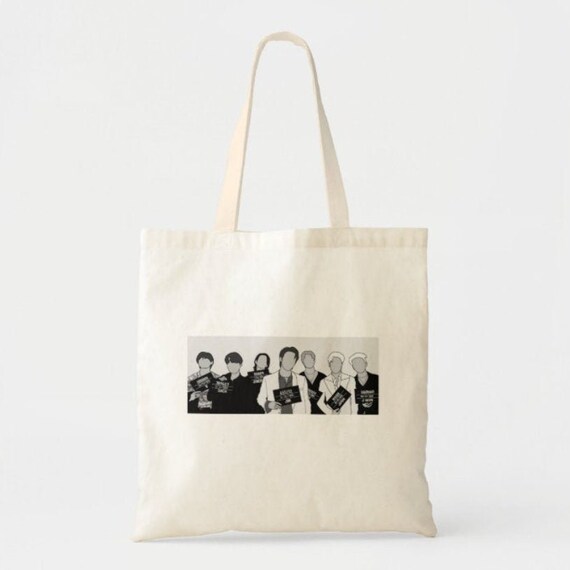BTS Butter Tote Bag / Butter MV Group Picture / Canvas Bag / | Etsy