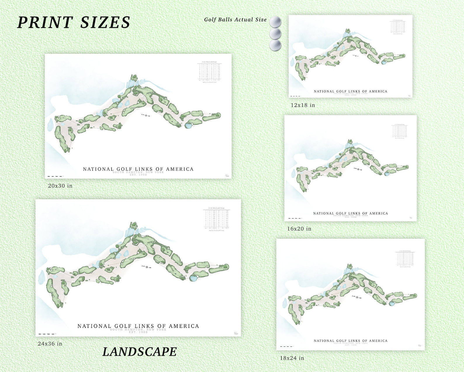 Oakmont Country Club Oakmont PA Golf Course Map Rendering Etsy