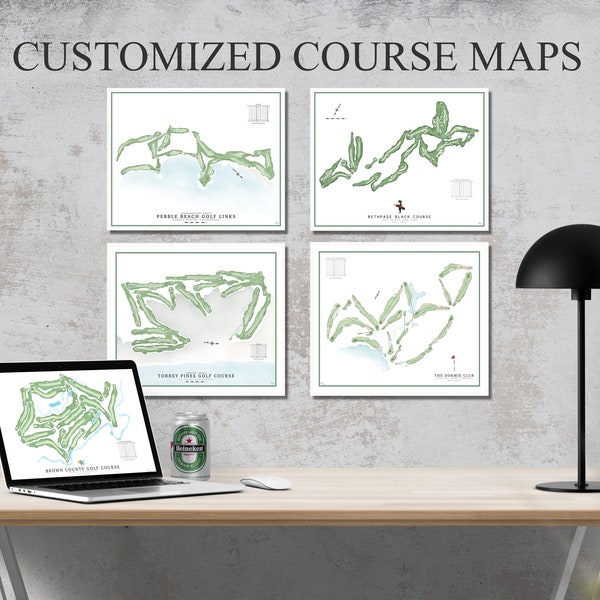 Golf Course Prints Etsy
