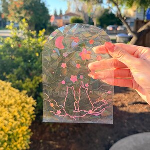 Cat suncatcher decal | suncatcher sticker | rainbow sticker | window film | suncatcher | prism sticker | cat lovers | gift for cat owner image 5