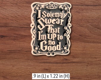 Sarcastic Enamel Pin: Vintage-Style Silver-Tone Charm