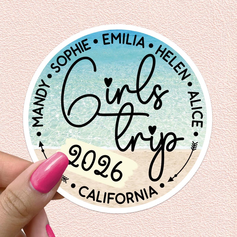 2026 Girls Trip Stickers - Etsy