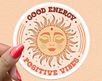 Sun Sticker Motivational Quote Stickers Positive Inspiration Motivation Waterproof Vinyl Stickers