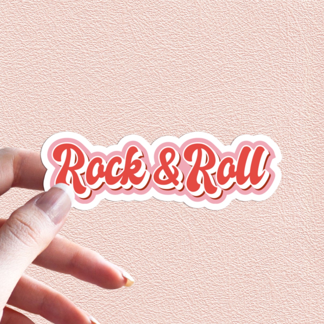 Rock Sticker Waterproof Vinyl Stickers Music Decal Musical Musician ...