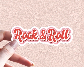 Sticker rock Stickers vinyles imperméables Sticker musique cadeau musicien