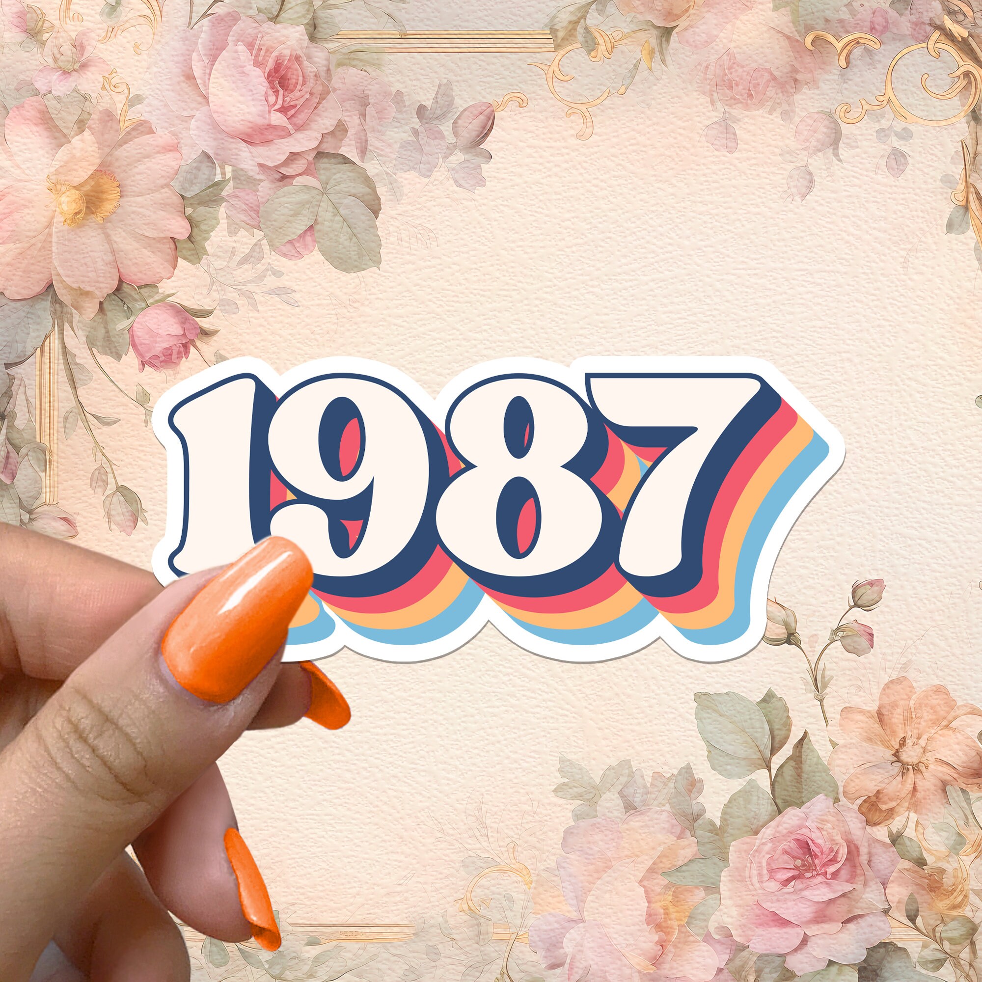 1987 Stickers - Etsy
