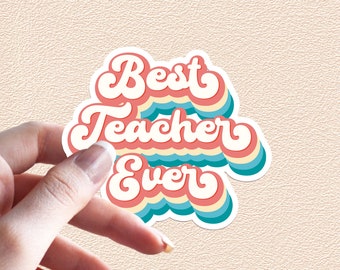 Teacher Sticker Gift for Teachers Waterproof Vinyl Stickers