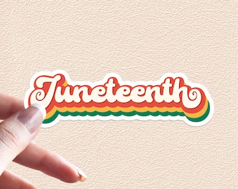 Juneteenth Sticker Waterproof Vinyl Stickers Liberation Emancipation Day