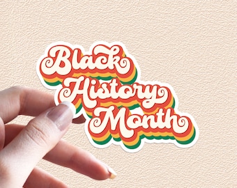 Black History Month Sticker Waterproof Vinyl Stickers