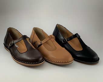 ARTISAN Mary Jane Shoes, Eden Footwear, Made in South Africa, Ladies, Genuine Leather, CLASSIC Collection, 3 colours