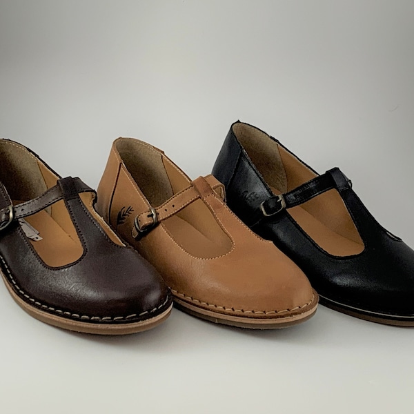 ARTISAN Mary Jane Shoes, Eden Footwear, Made in South Africa, Ladies, Genuine Leather, CLASSIC Collection, 3 colours