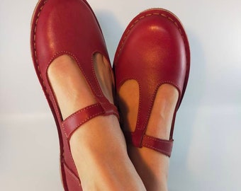 ARTISAN Mary Jane Shoes, Eden Footwear, Made in South Africa, Ladies, Genuine Leather, 2 colours