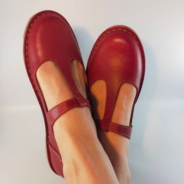 ARTISAN Mary Jane Shoes, Eden Footwear, Made in South Africa, Ladies, Genuine Leather, 2 colours