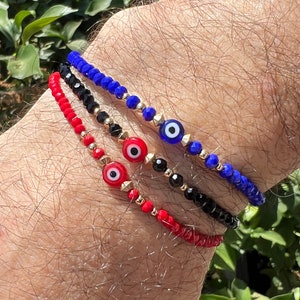 Red evil eye bracelets, Men’s red evil eye, Women’s red evil eye, Protection bracelets, Good luck bracelets, Lucky bracelets, red bracelet