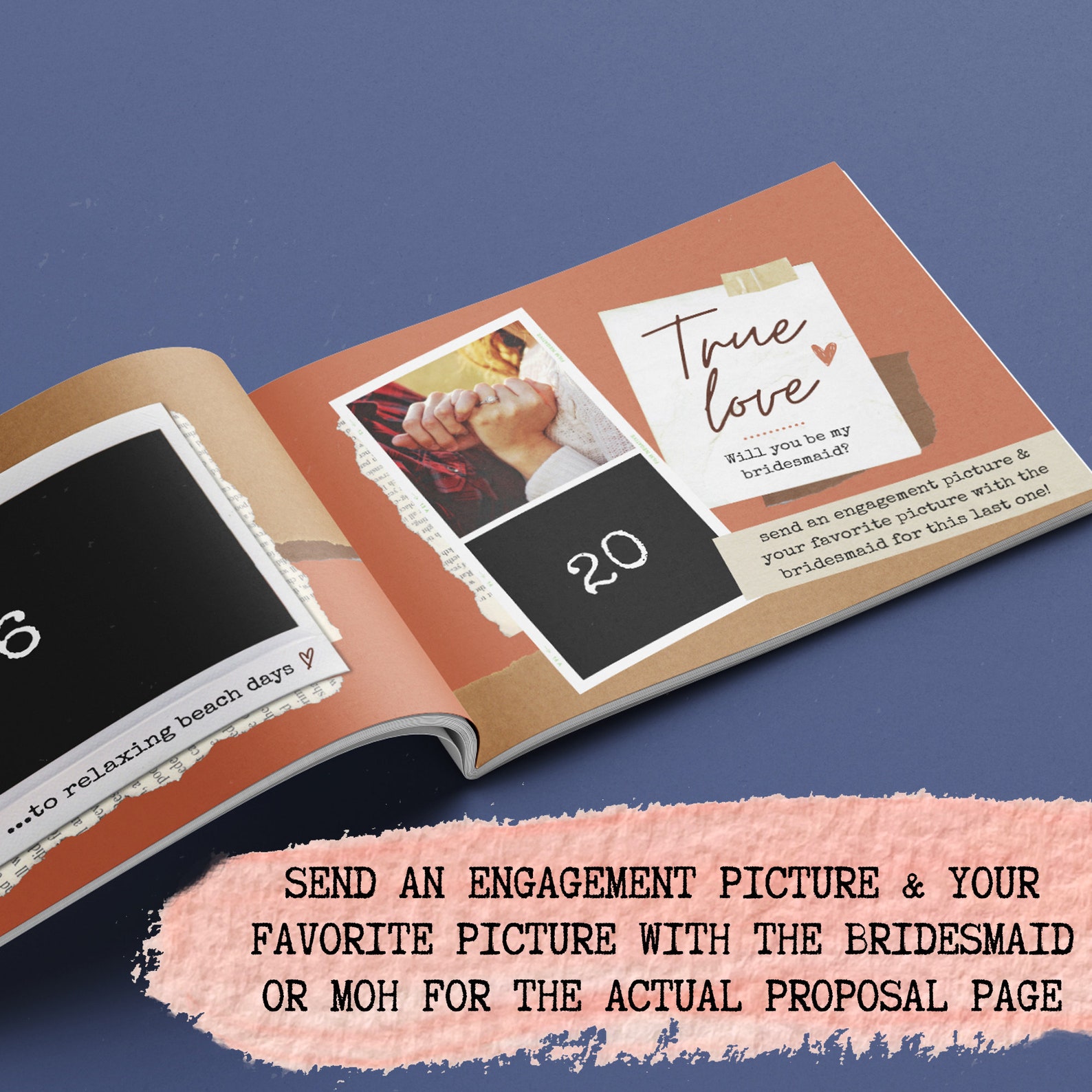 Bridesmaid Proposal Sticker Album Maid of Honor Proposal Etsy