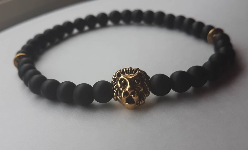 Roaring Gold Lion Bracelet