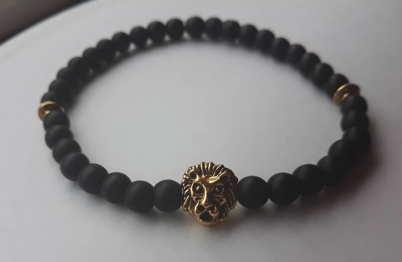 Roaring Gold Lion Bracelet