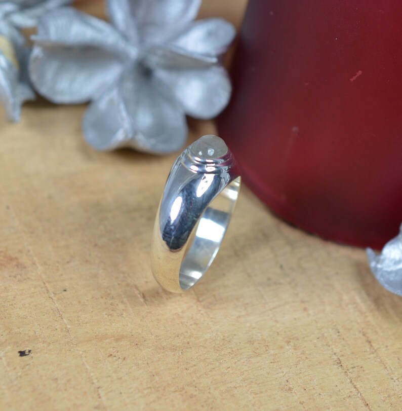 Labradorite Black Moonstone Handmade Ring Labradorite 925 Sterling Silver Ring Gemstone Jewelry