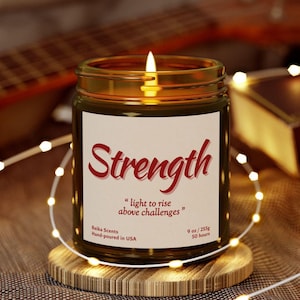 Strength Tarot Card Scented Candles, Major Arcana Trump Tarot Decks, Tarot Psychic Reading Journal Gifts Ideas, Tarot Reader Prayer Candles