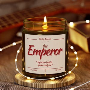 The Emperor Tarot Card Scented Candles, Major Arcana Trump Tarot Decks, Tarot Psychic Reading Journal Gifts, Tarot Reader Prayer Candles
