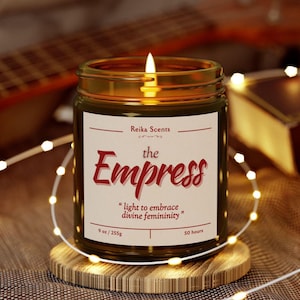 The Empress Tarot Card Scented Candles, Major Arcana Trump Tarot Decks, Tarot Psychic Reading Journal Gifts, Tarot Reader Prayer Candles