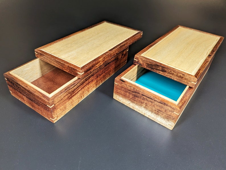 Timber Jewellery Box Australian Keepsake Box Hand Made Wooden Box
