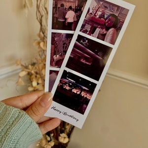 2 PERSONALISIERTE FOTOSTREIFEN || Bitte Beschreibung lesen &lt;3 || Personalisiert || (Vatertag, Valentinstag, Geburtstag, Hochzeit, Jahrestag)