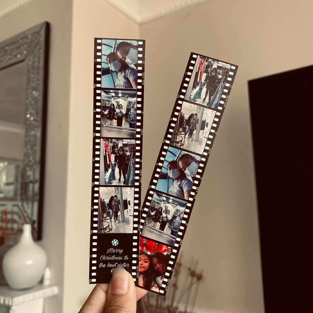 2 Personalized Photo Film Strips | Custom Keepsake Gift - Etsy UK