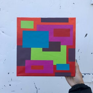 Abstract Geometric Painting | Acrylic Painting | Original | Contemporary Painting | Canvas