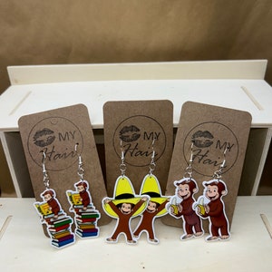 Curious George Earrings