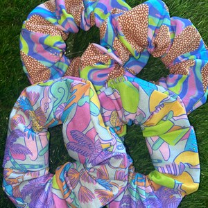 Summer Ice Block Scrunchies