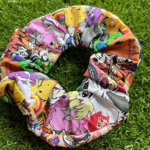 Cartoon Mashup Scrunchie
