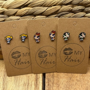 Power Girl Studs