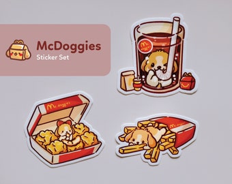 McDoggies Sticker Set - 3" X 3" Vinyl stickers | by Yo.Doggies