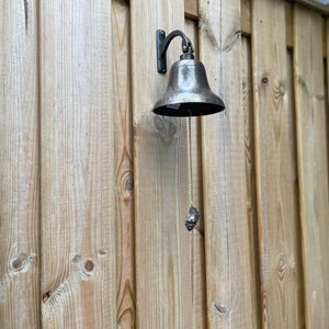 Bronze Bell - Door Bell - Wall Bell - Old Fashioned Bell - 14 ø - 16x14x40cm - 1Kg