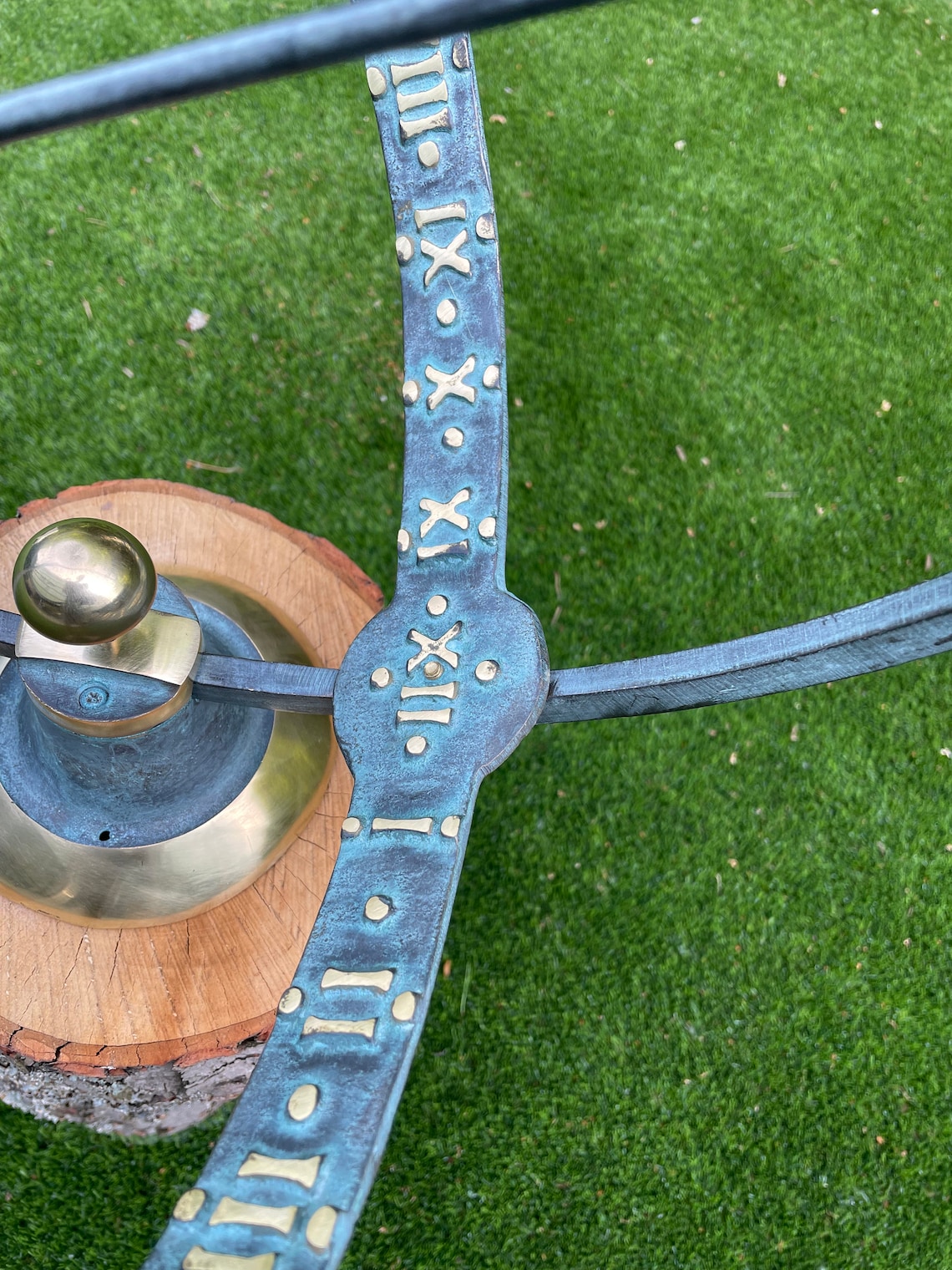 Bronze Sundial Garden Statues Bronze Statue 45x55x40cm Etsy