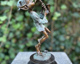 Bronze Gnome - Forest Gnome - Pixie - Elf - Fairytale figure - Artwork