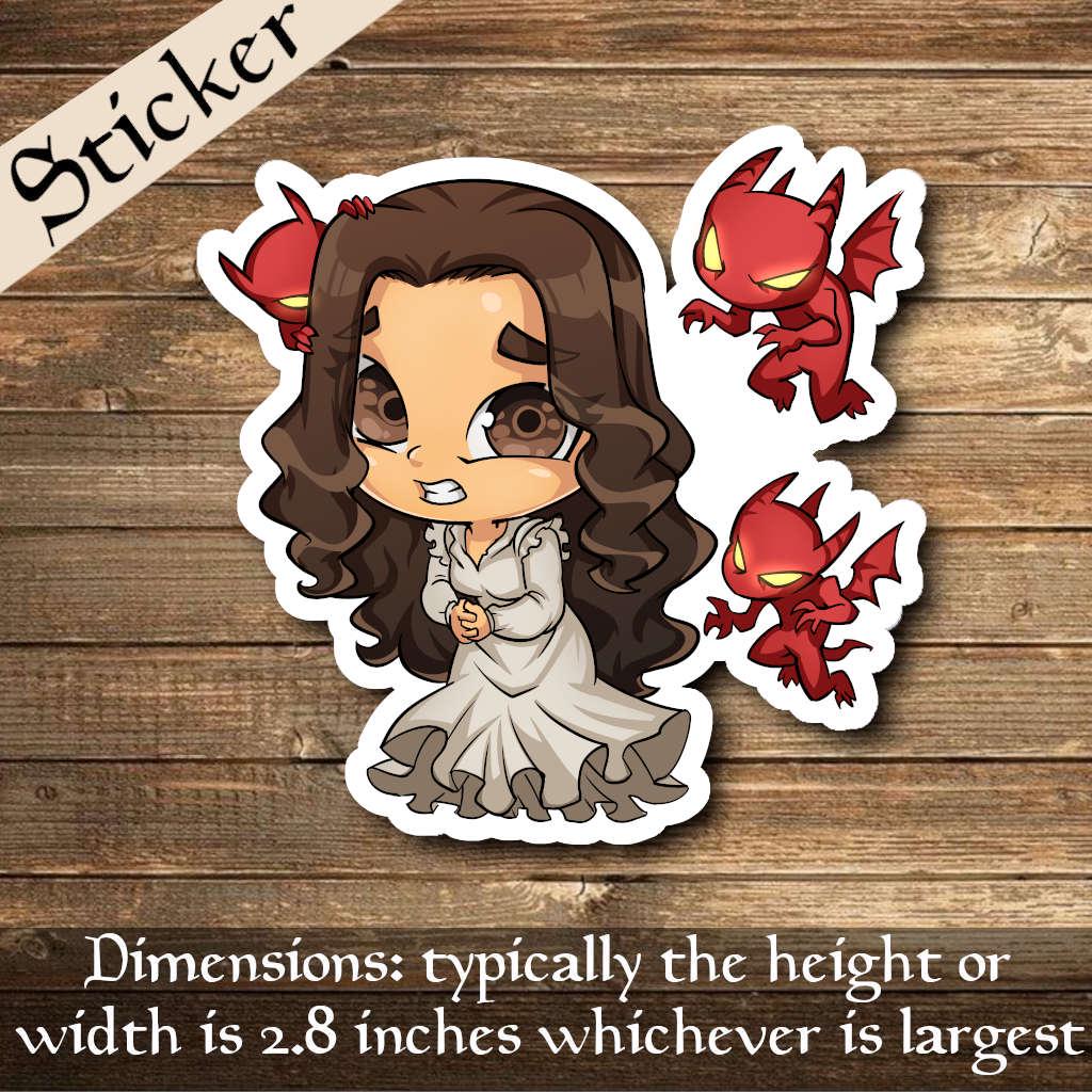 Prophet Model Sticker Eruth, Tormented Prophet Deck Box Sticker- Perfect for Deck Boxes ...