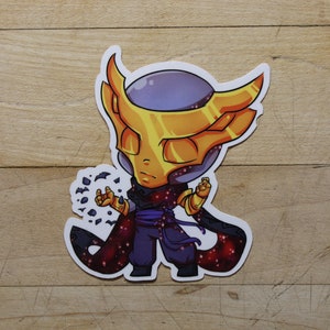 Chibi Phenax God sticker Inspired by Magic the Gathering- Decals perfect for Deck boxes,  s, laptops, journals, planners+ by Mega chibi