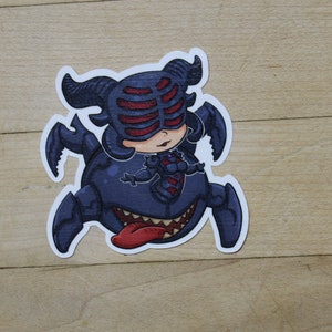 Chibi Sheoldred, Whispering One sticker Inspired by Magic the Gathering- perfect for Deck boxes, laptops, journals, planners+ by Mega chibi