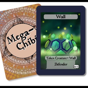 Wall 0-3 singles for  alter art, Edh,standard,commander,vintage,and modern-cute af-mega chibi