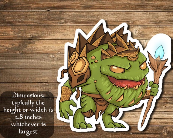 Thrun, the Last Troll Sticker Inspired by Magic- Perfect for Deck Boxes,  Laptops, Journals, Planners+ by Mega Chibi - Etsy Ireland
