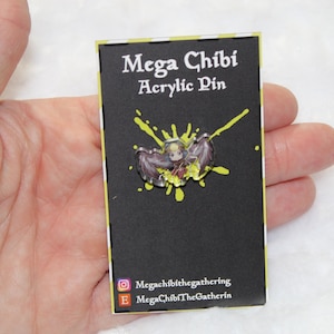 Liesa -Acrylic pins for backpacks, shirts, jackets, deck box bags and more!- Mega Chibi The Gathering