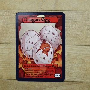 0/2 singles de huevo de dragón para alter art, Edh, estándar, comandante, vintage y moderno-lindo af-mega chibi