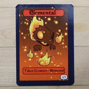 1/1/ Elementare Token Singles für alter art proxy in Edh,standard,commander,vintage,and modern, die niedlich af sind!