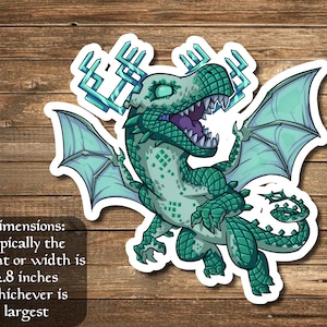 Amareth_ the Lustrous sticker- perfect for Deck boxes, laptops, journals, planners+ by Mega chibi