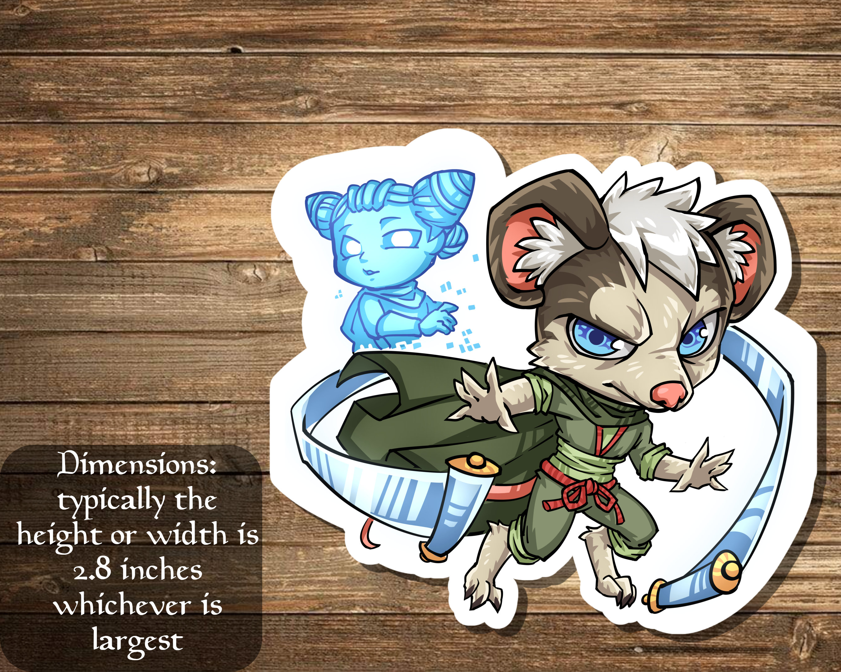 Nashi, Moon's Legacy Inspired by Magic- Perfect for Deck Boxes