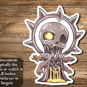 Solphim, Mayhem Dominus sticker Inspired by Magic- perfect for Deck boxes, laptops, journals, planners+ by Mega chibi