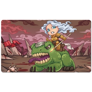 Thalia And The Gitrog Monster Playmat