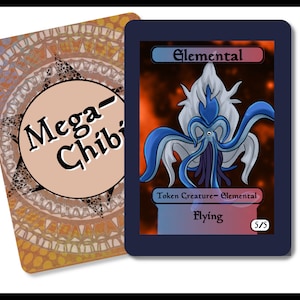 Elementare 5-5 fliegende Singles für alter art, Edh,standard,commander,vintage,and modern-cute af-mega chibi